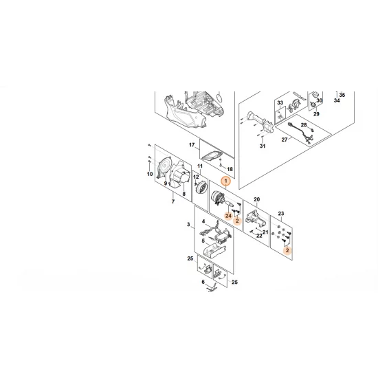 STIHL  Silnik elektryczny HA04 600 0202